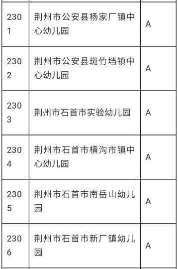 荆州市哪几所幼儿园是最好的,荆州市新增公立幼儿园