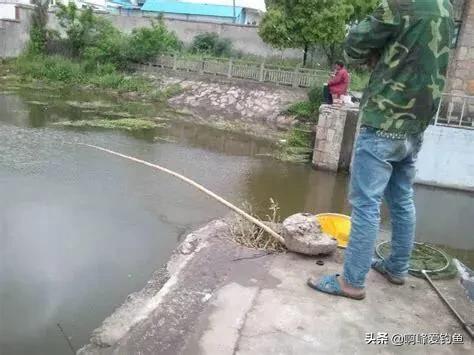 农村人的日常生活钓鱼,小的时候在农村生活钓鱼