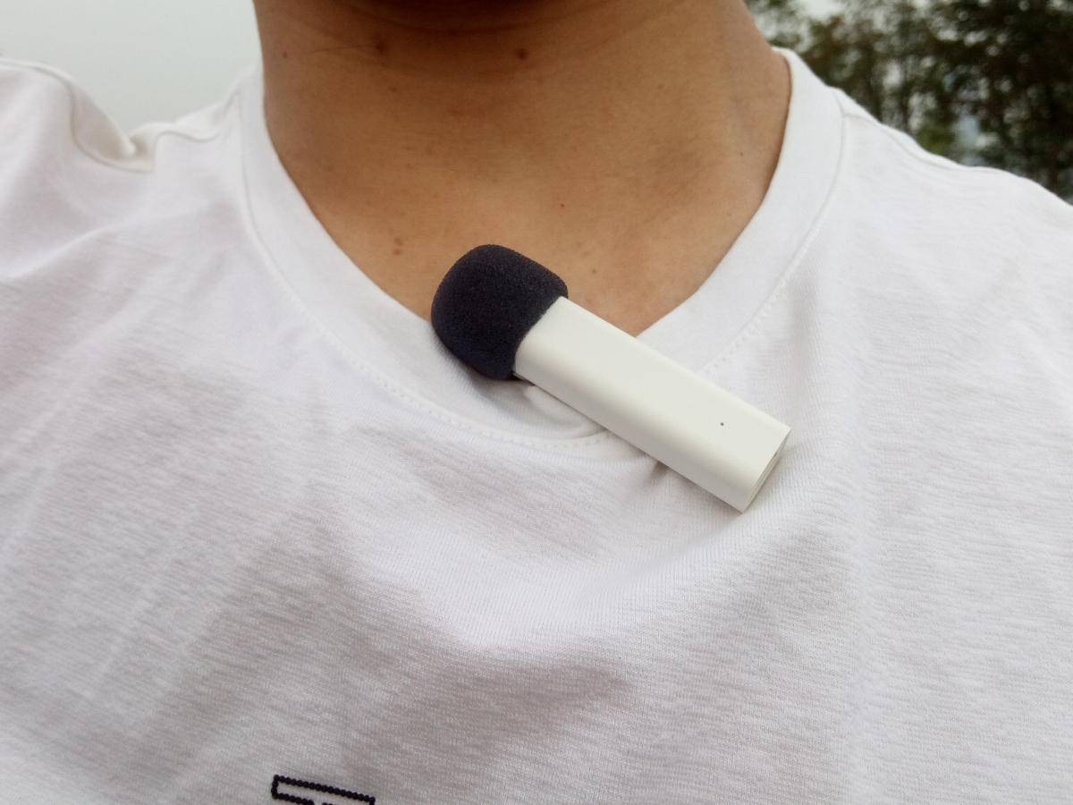 vlog无线拾音麦克风怎么用,便携vlog麦克风