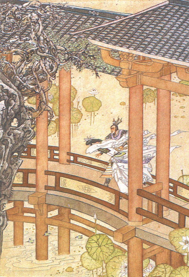 工笔三国演义五虎大将图,陈全胜小说插图