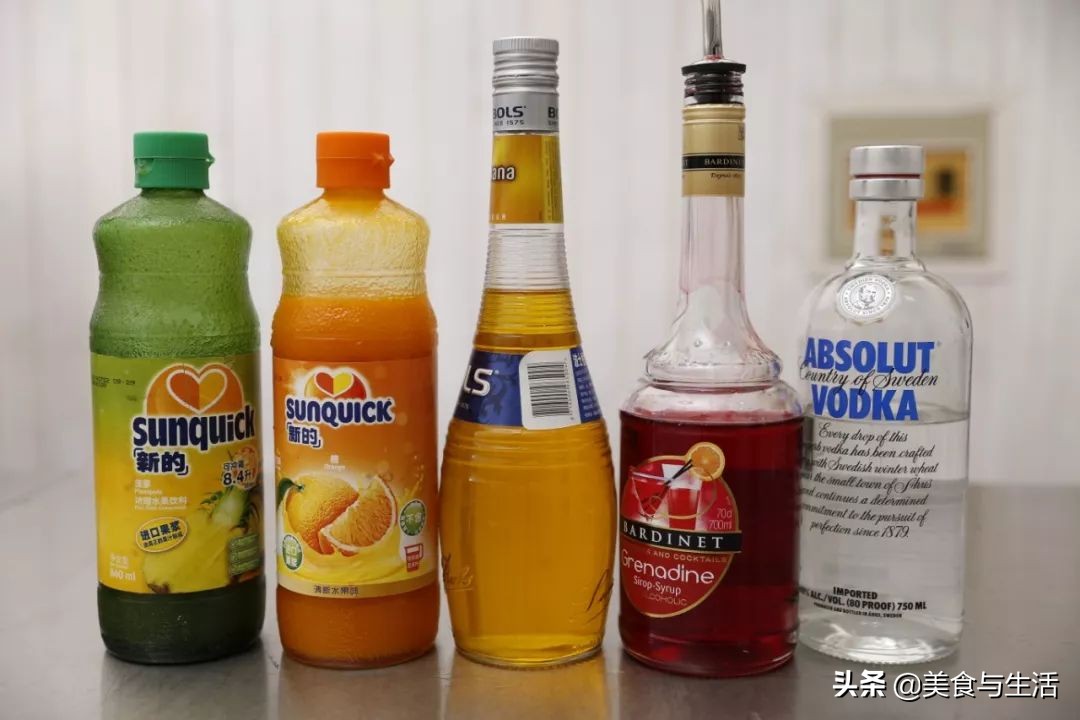 鸡尾酒调制配方大全330ml,无酒精鸡尾酒调制配方大全家庭版
