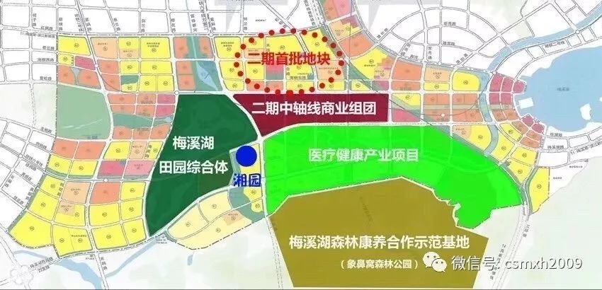 长沙梅溪湖与滨江新城,梅溪湖与滨江新城对比