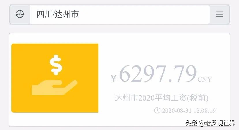 渠县人均收入多少钱,渠县人均生活标准