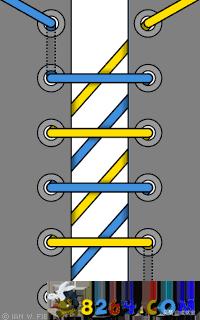 鞋带系起来不好看,鞋带系法不掉教程