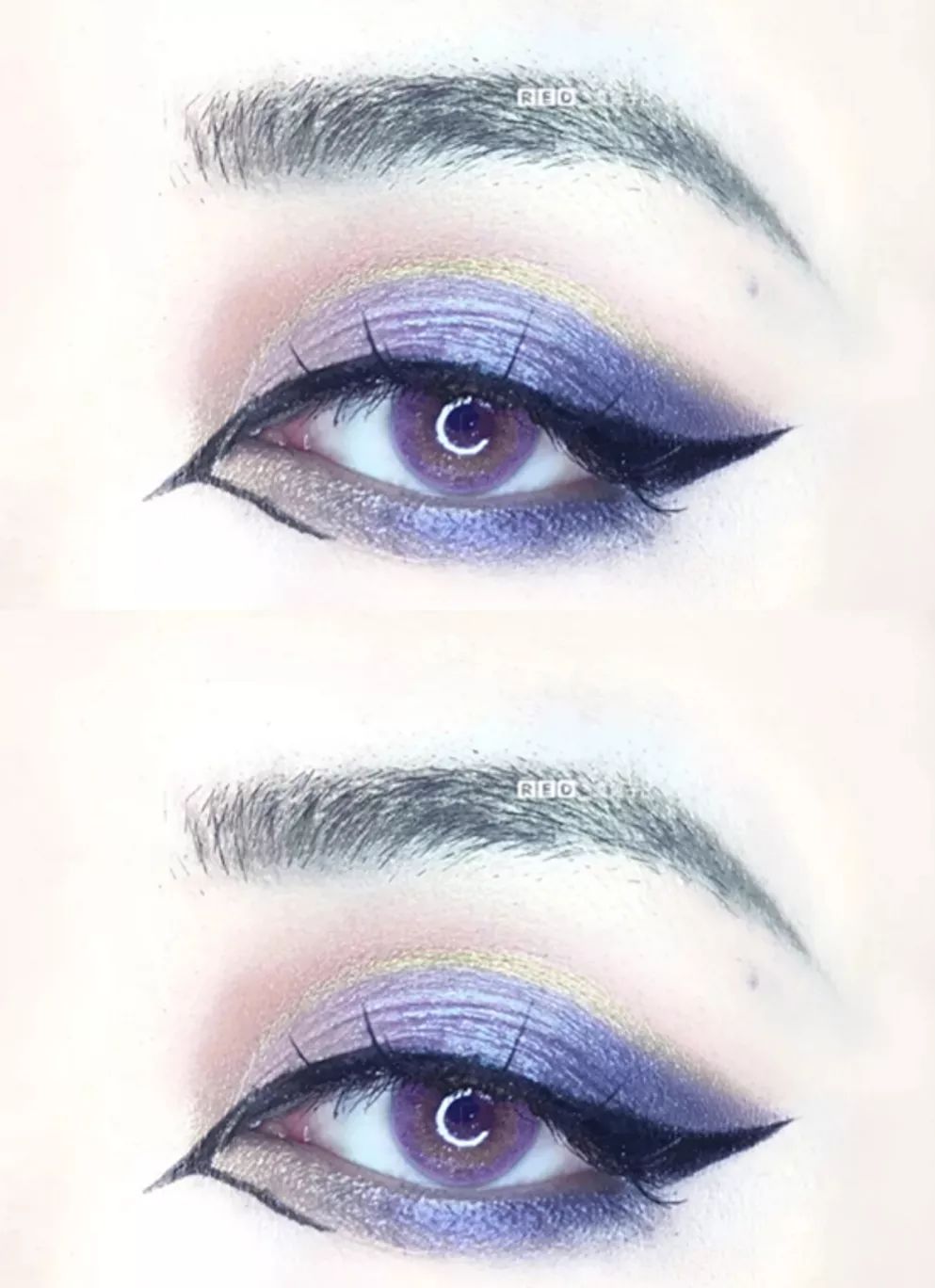 韩系日系眼妆,日系韩系眼妆对比