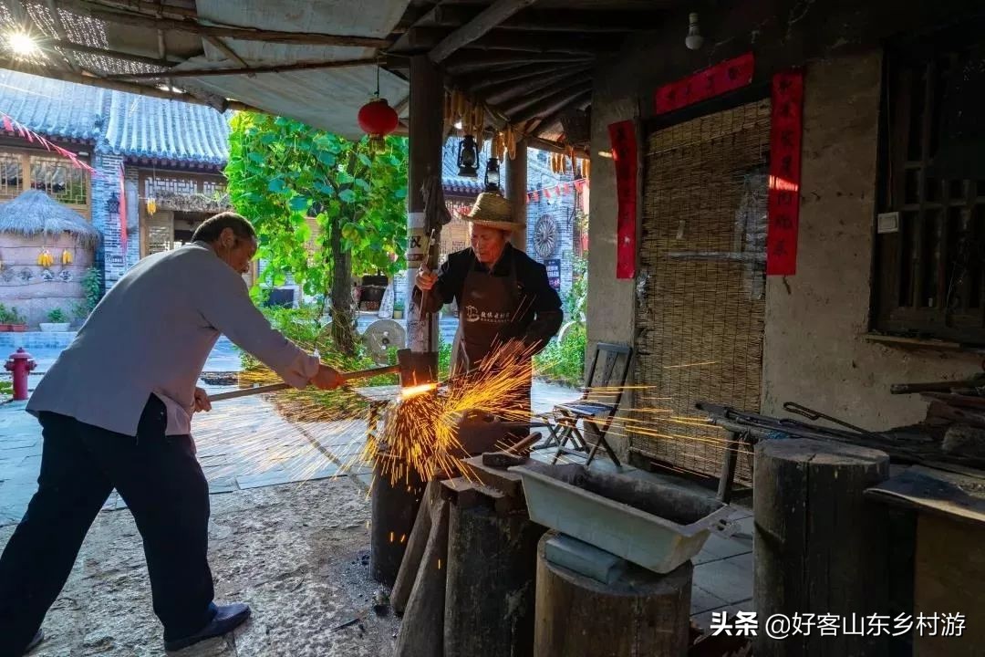 魏集古村落新年花灯,滨州魏集古村落春节旅游