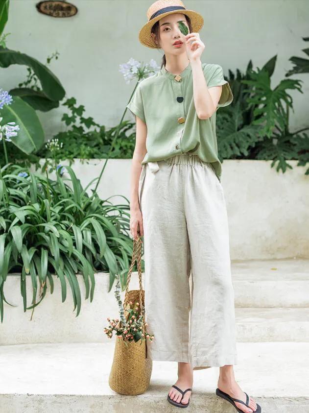 立秋之后，自带慵懒气质的棉麻给你这个季节最想要的腔调