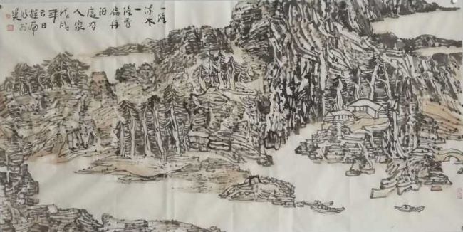 丹青笔墨寄山水：读周桂南水墨山水画意趣