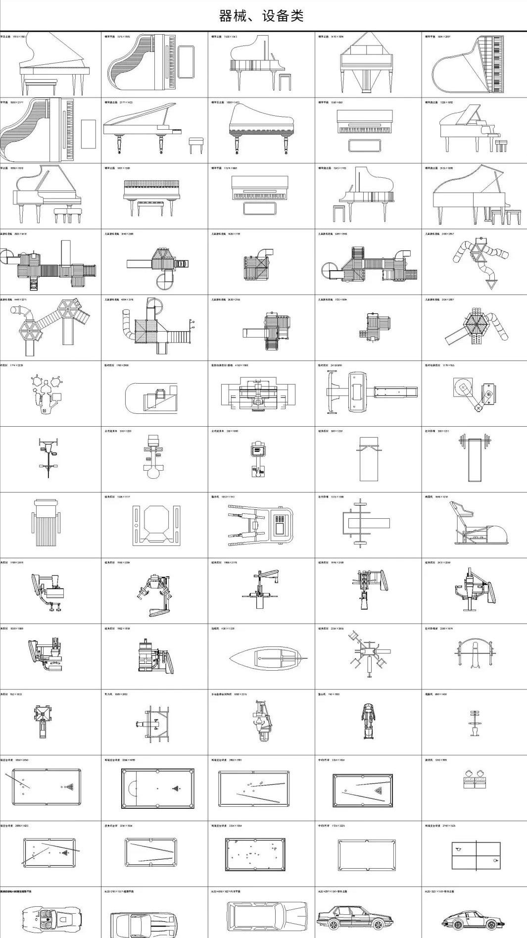 cad100套设计图,cad设计院图库