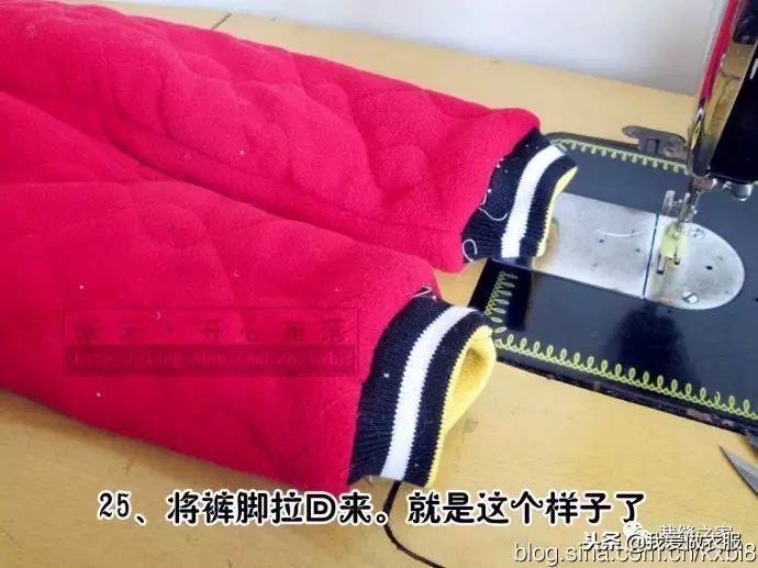 儿童棉裤缝制教程,男士双层棉裤的裁剪图