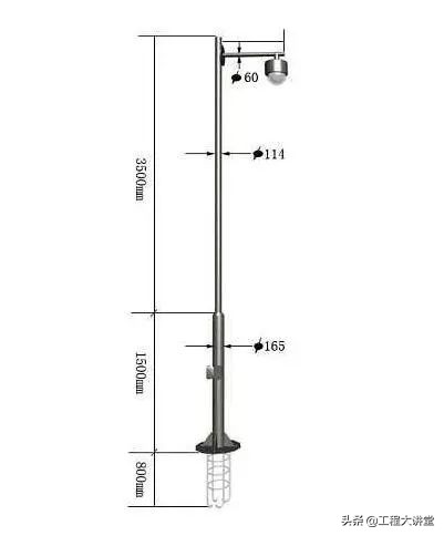 监控立杆监控箱安装工艺,监控杆国家标准规范要求