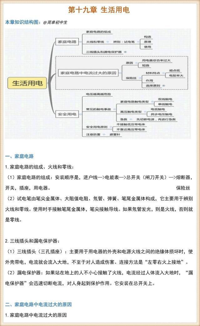 九年级物理全册知识点,九年级物理全一册知识点填空默写