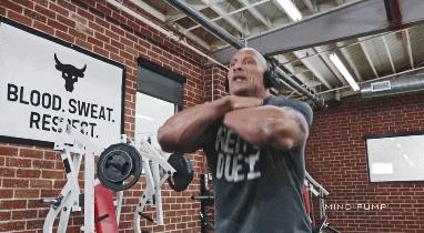 拥有巨石强森力量的锻炼方法,巨石强森日常健身训练