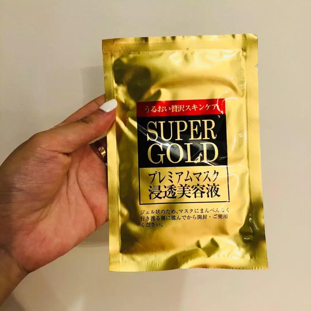 黄金敷脸,黄金金箔脸部护理