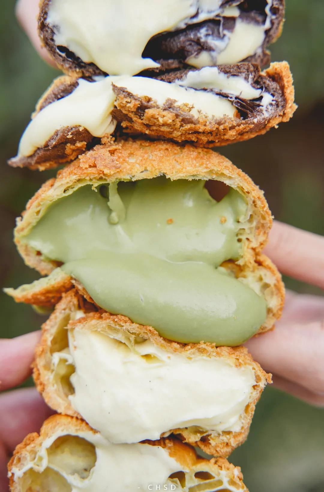 脏脏奶茶泡芙,脏脏黑糖珍珠泡芙