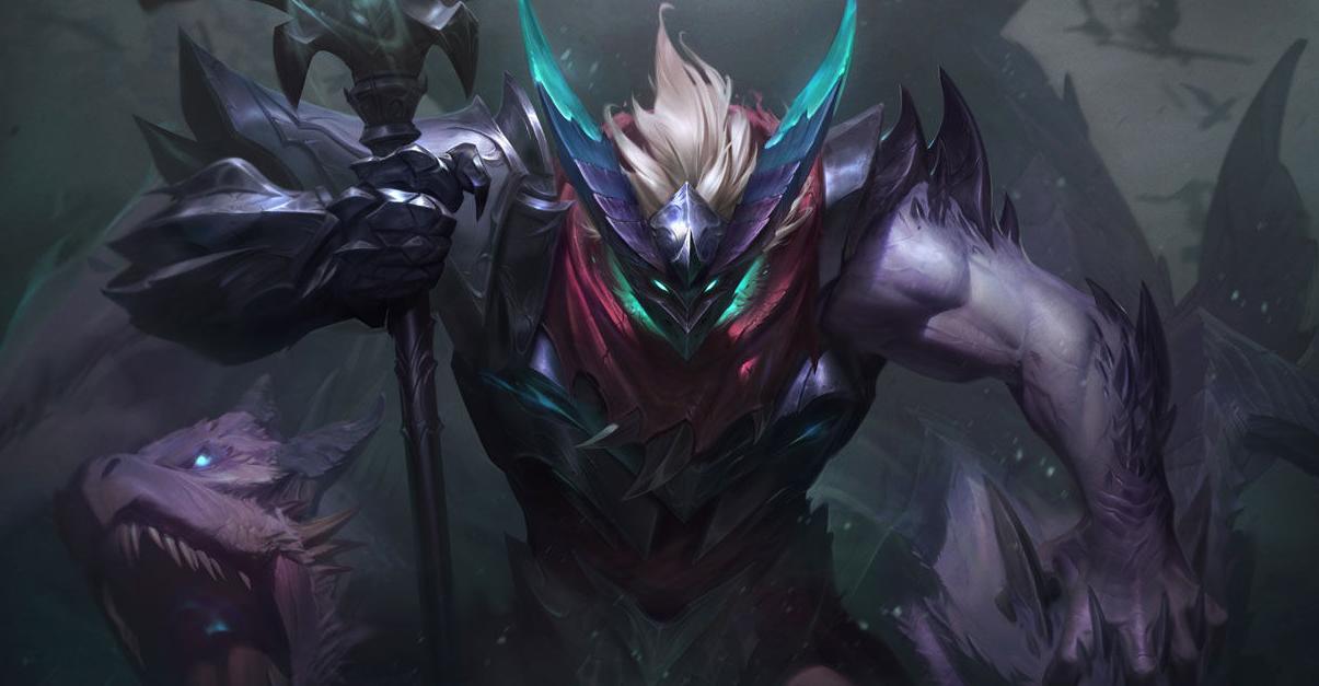 英雄联盟:莫德凯撒皮肤特效重做,五杀摇滚“偷”了地狱狗头音响