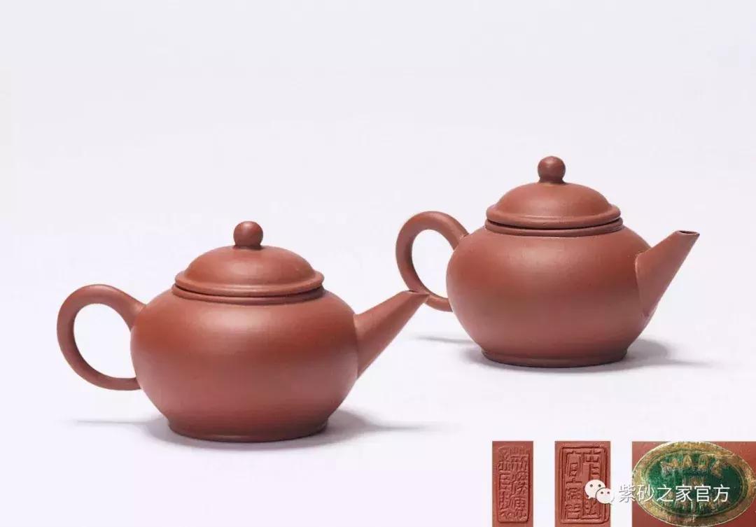 重器官窑瓷器图片大全,古董名家竹形紫砂名壶欣赏