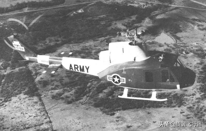 贝尔高速复合式直升机初尝试，加装喷气发动机和机翼的贝尔533