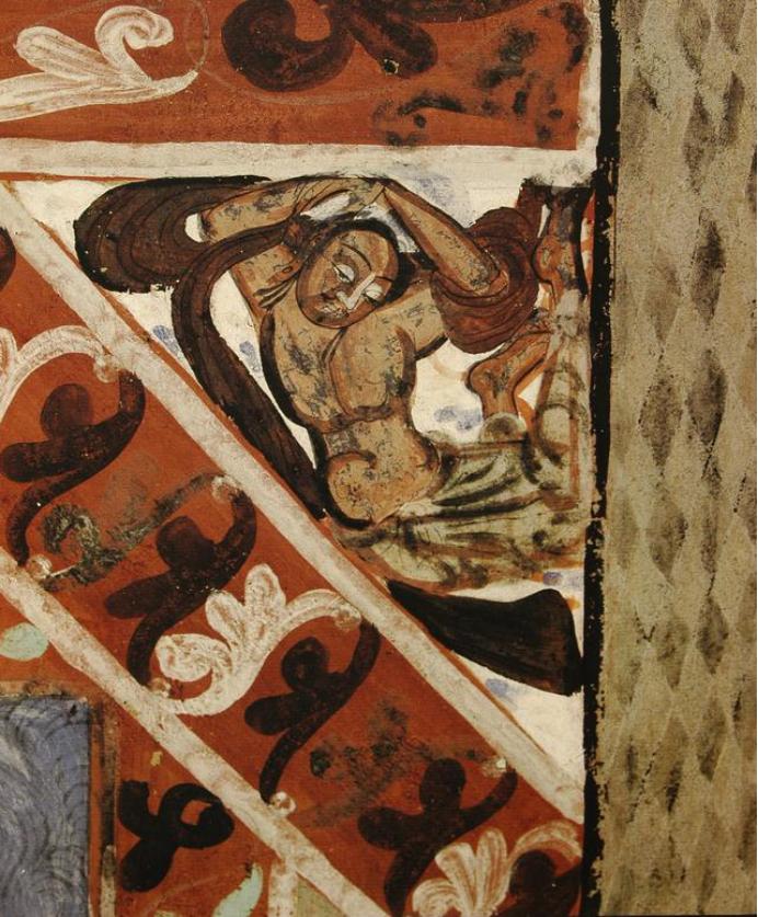 敦煌428窟介绍,敦煌329窟壁画飞天图