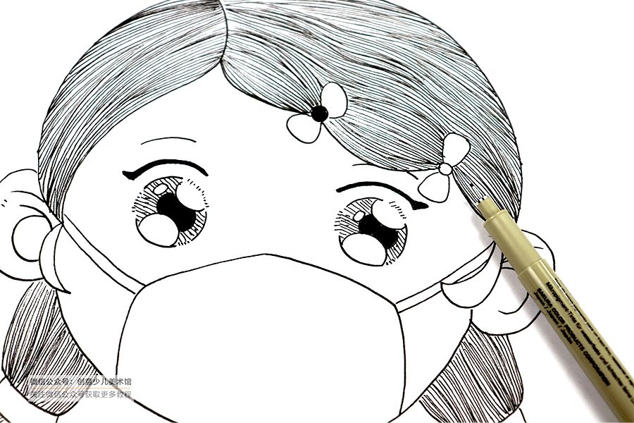 关于疫情的儿童画教程,疫情主题儿童画视频教程