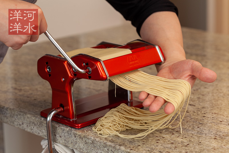 日式拉面面条做法,碱水面日式拉面