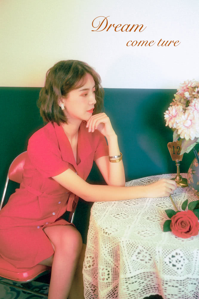 复古港风少女写真集,美少女复古风写真