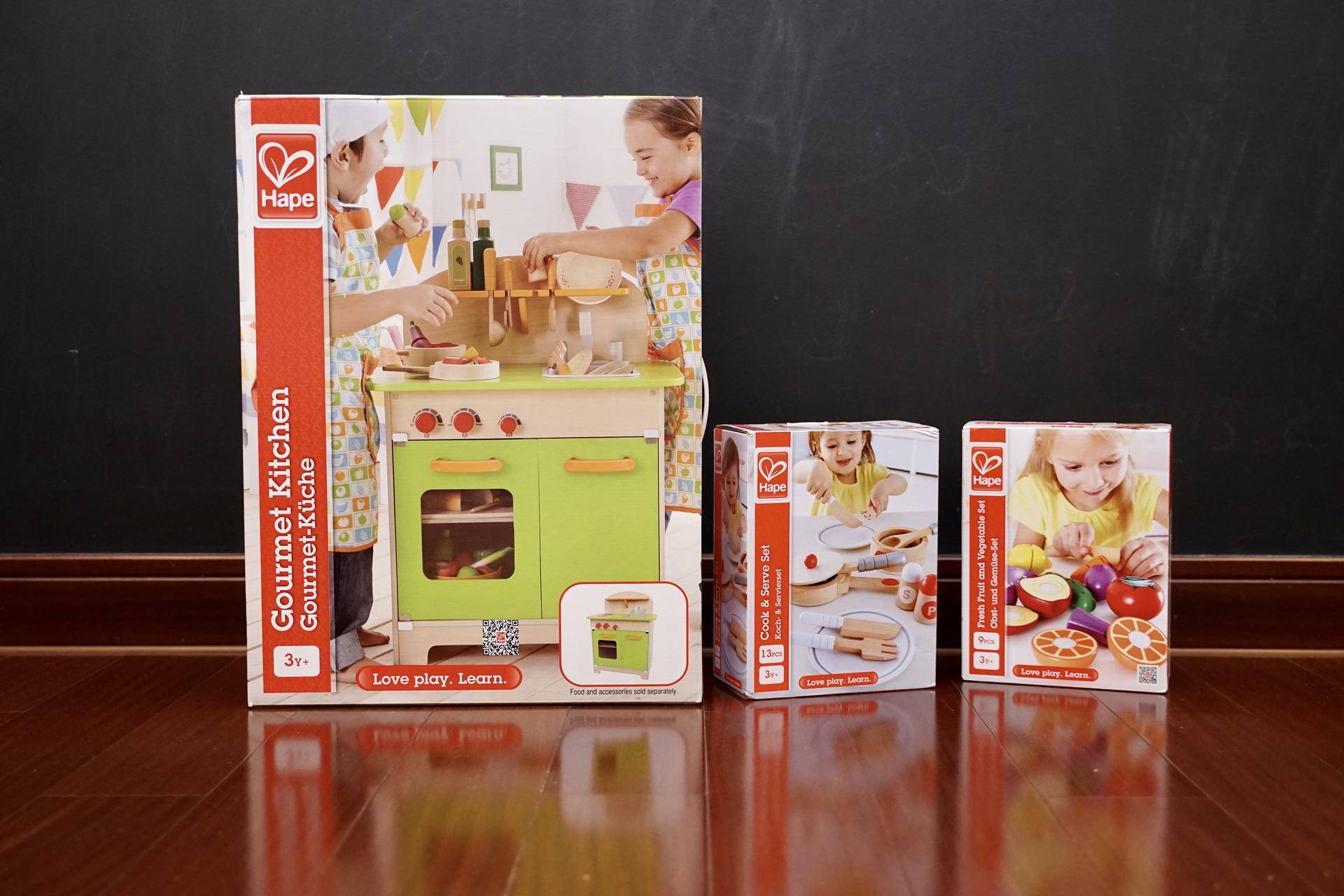 大厨从娃娃抓起Hape小厨房·切切乐开箱测评