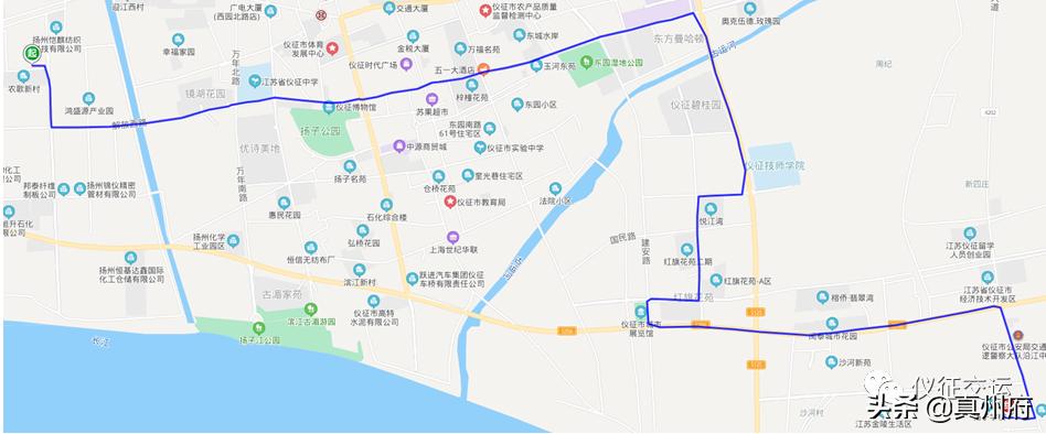仪征公交线路查询9路,仪征公交路线汇总2019年9月
