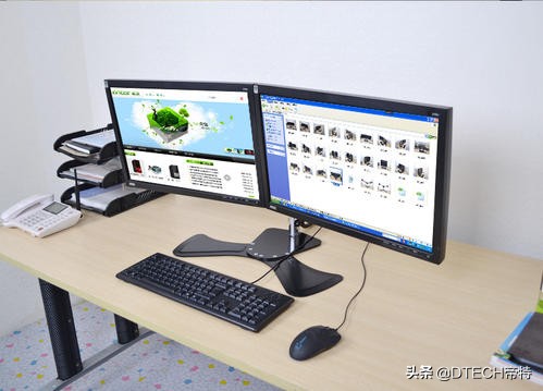 1台电脑如何连接2个显示屏,2台电脑怎么显示在一个显示器上