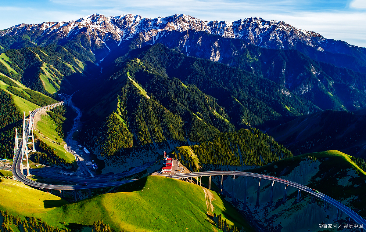 新疆伊犁果子沟风景素材,新疆伊犁果子沟美景