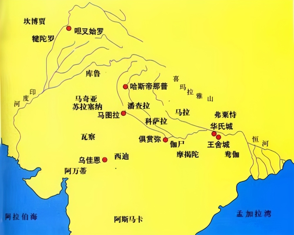 印度东西南北面都是什么,印度分东西还是南北印度