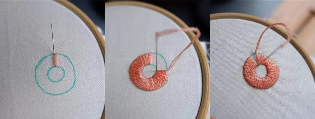 好看的手工刺绣复古耳环,简单刺绣耳环