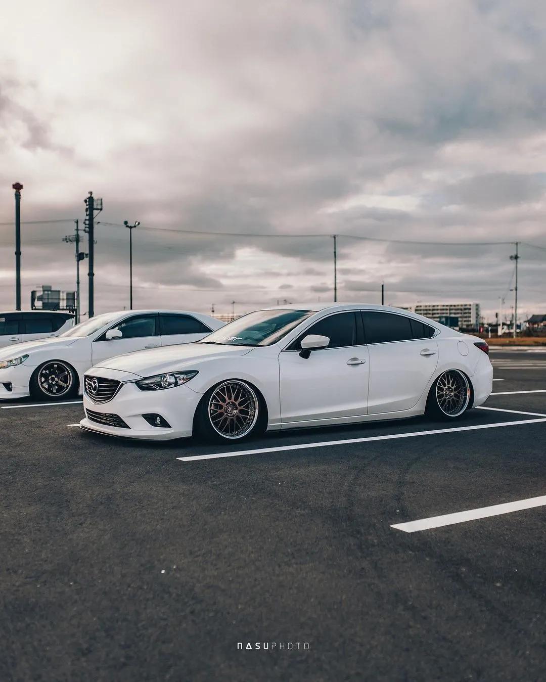 阿特兹轮毂改装案例,马自达阿特兹改装案例