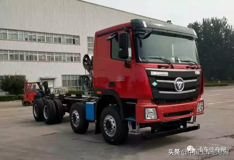 欧曼国五牵引车新车,15年欧曼9.6高栏350马力