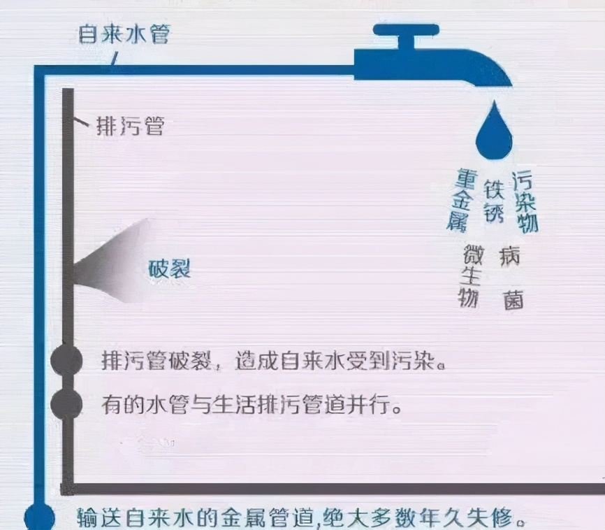 水龙头流出虫子有什么危害,打开水龙头有锈水流出