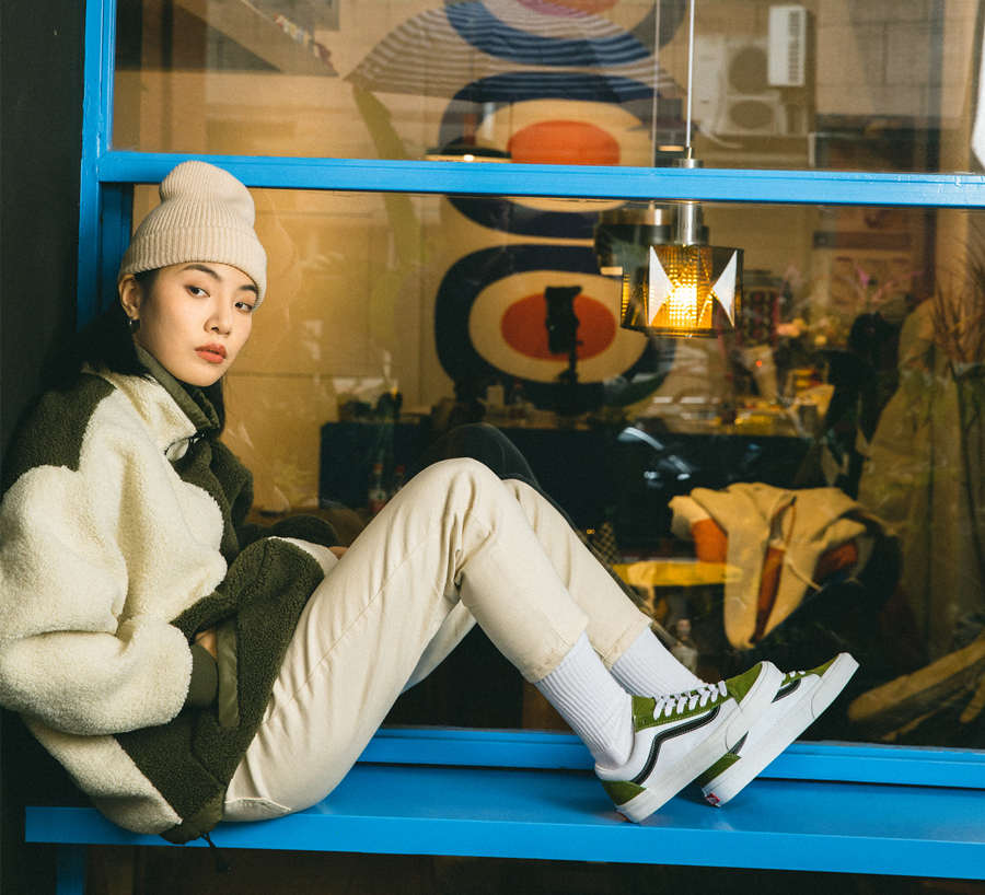 亚洲女性穿着,穿vans的女孩就是神一样的存在