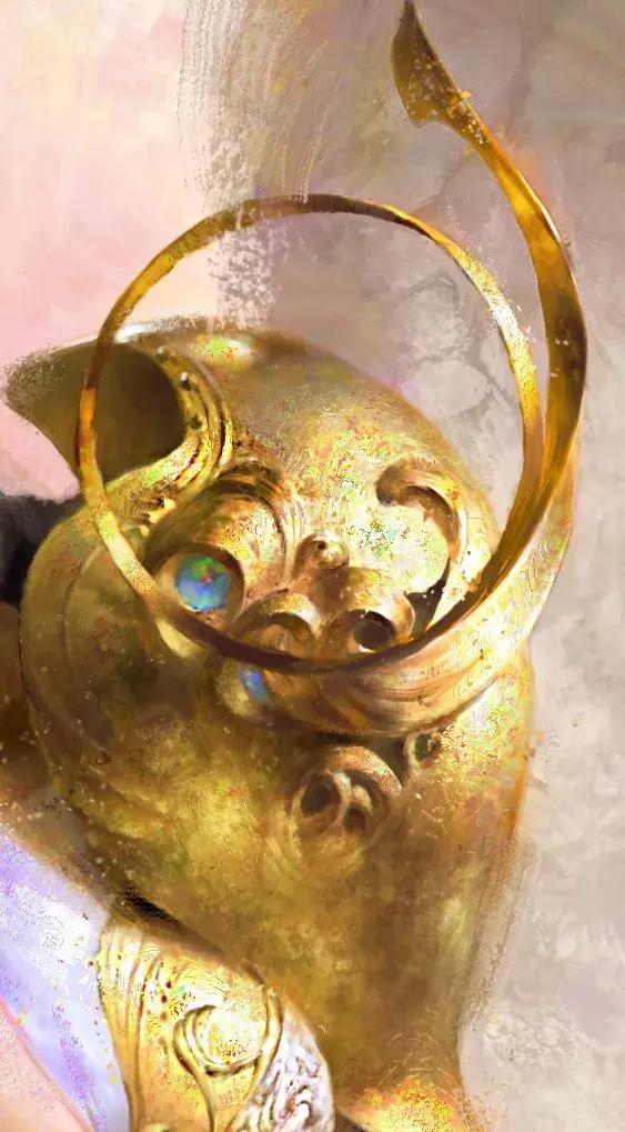 他的手绘原画太牛了，笔下美*欲人**欲飘仙，色调与笔感美煞无数网友