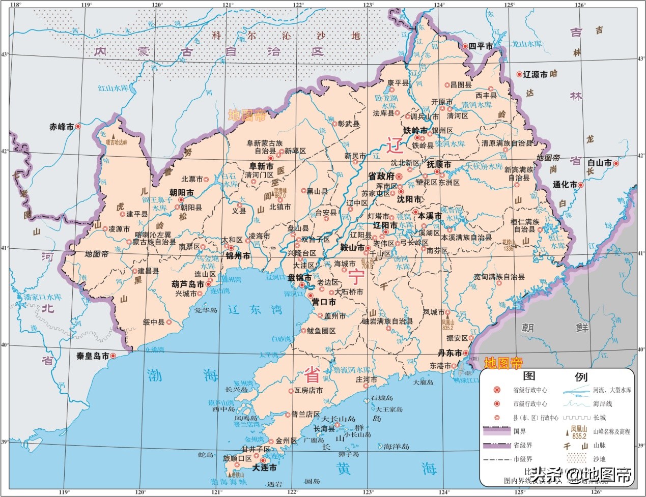 在北京和东北之间有哪些城市,东北哪些城市属于大城市