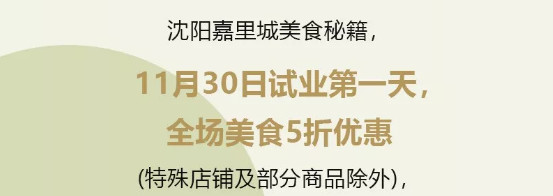 周五沈阳两大商场开业，薅羊毛攻略请收好