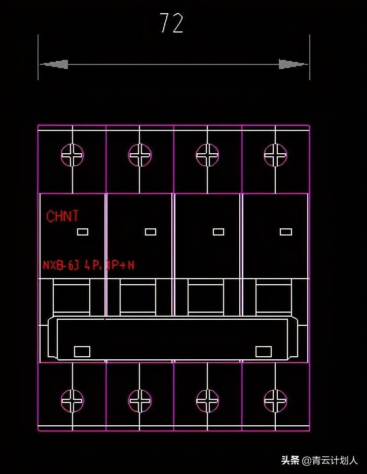 正泰断路器cad,哪里有正泰断路器的cad图下载