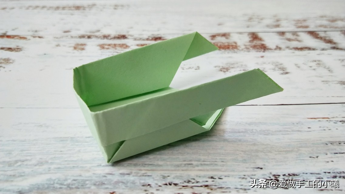 扫把簸箕折纸手工制作,簸箕手工怎么折纸教程简单