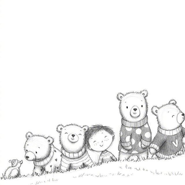 插画手绘初学者入门控笔临摹图,一组彩铅简笔画适合初学者