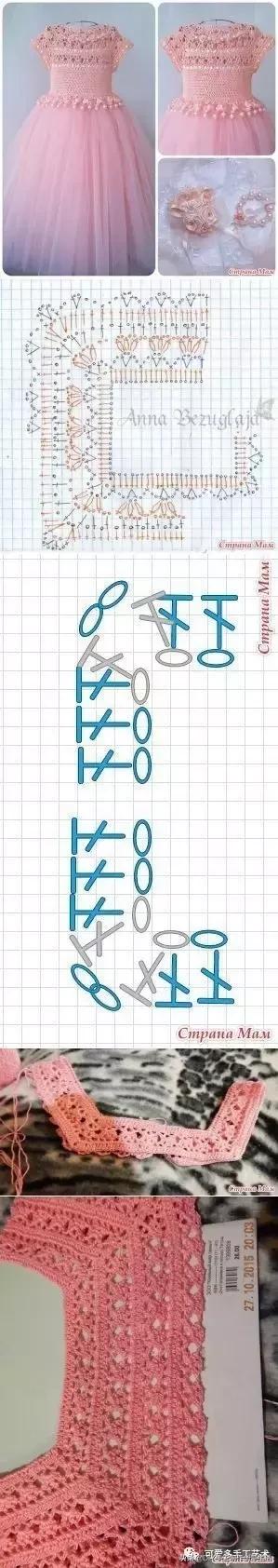 布艺手工制作蓬蓬裙,钩织裙子视频