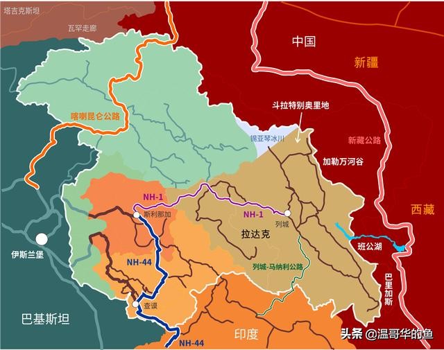 拉达克地形,拉达克军总兵力