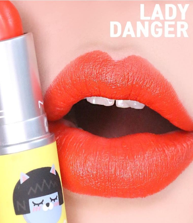 mac口红brickola和露华浓525,mac口红rubywoorussian