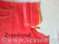 牛仔裤门襟拉链做法,牛仔裤拉链缝制方法