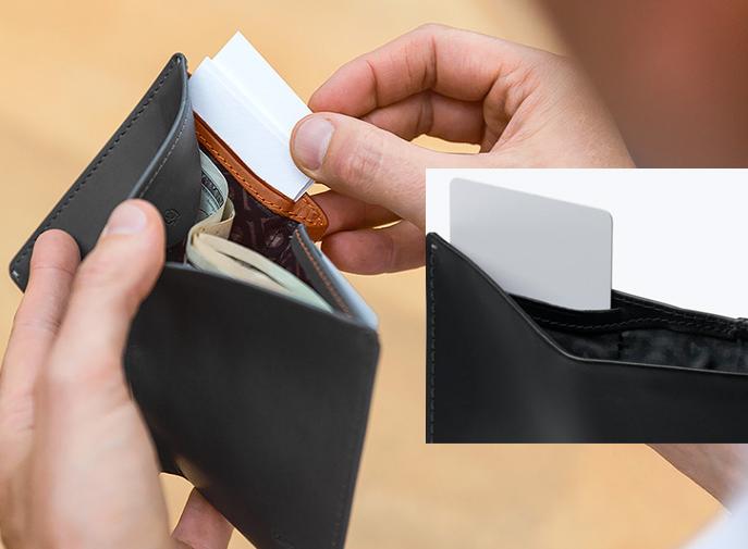 钱包中的冈本001，为移动支付设计的轻奢钱包，用它掏钱浪到飞起