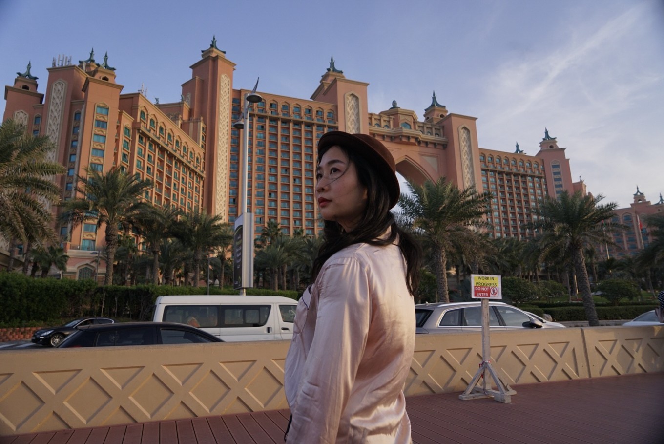 迪拜建筑沙漠之城,5小时迪拜城市地标建筑风光实拍