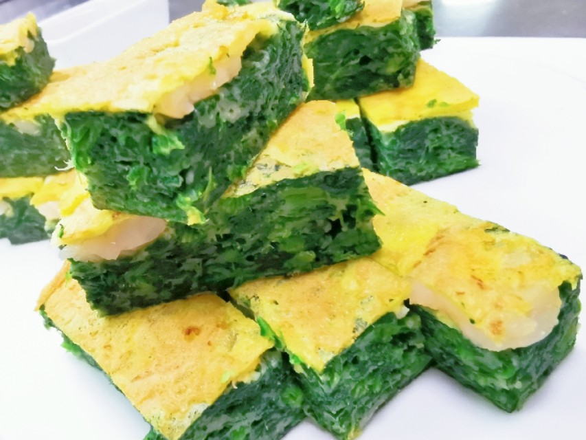 青岛大虾跟菠菜美食总决赛获奖菜品,老人孩子见了抢着吃