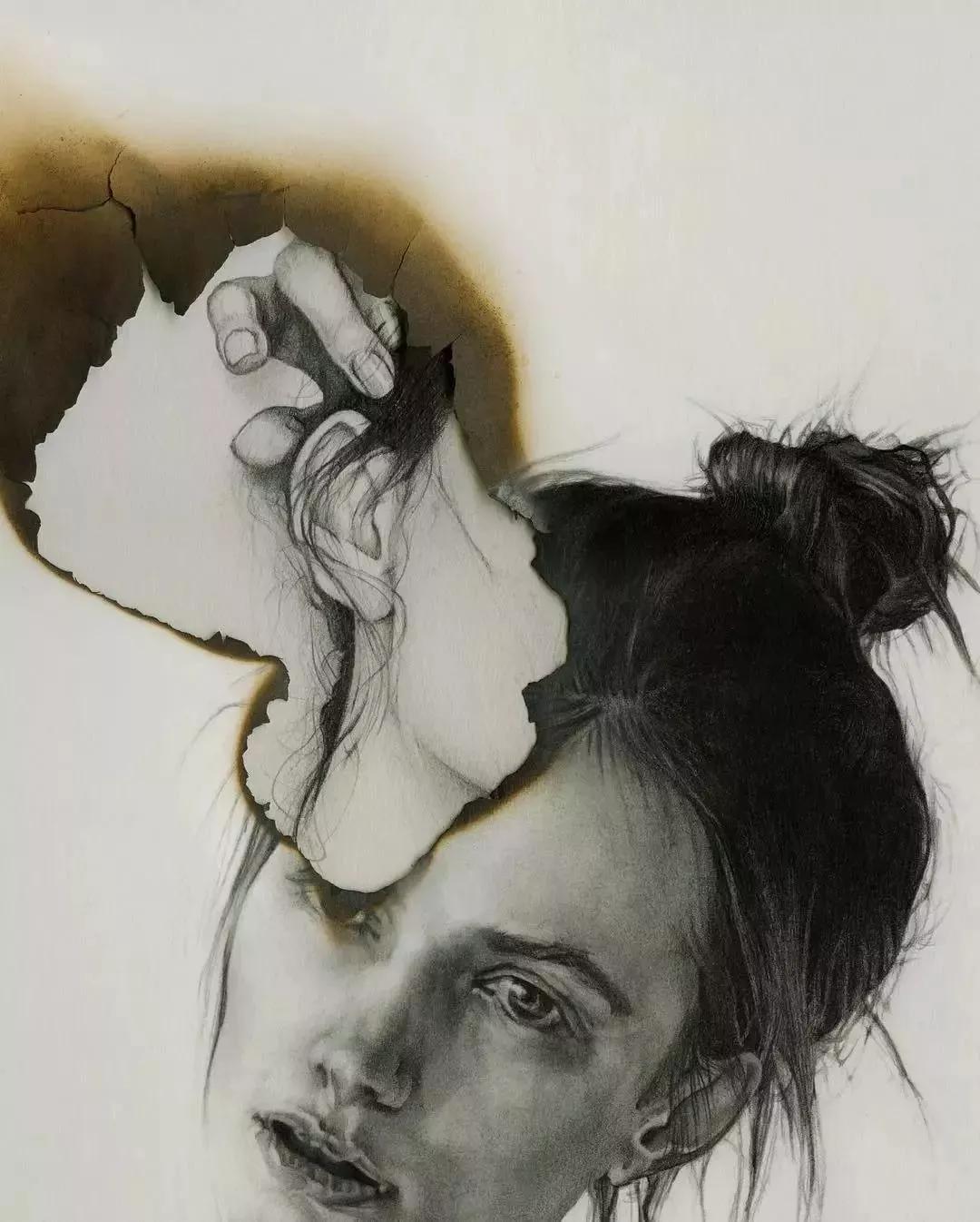 日本艺术素描画家,日本画家的素描作品